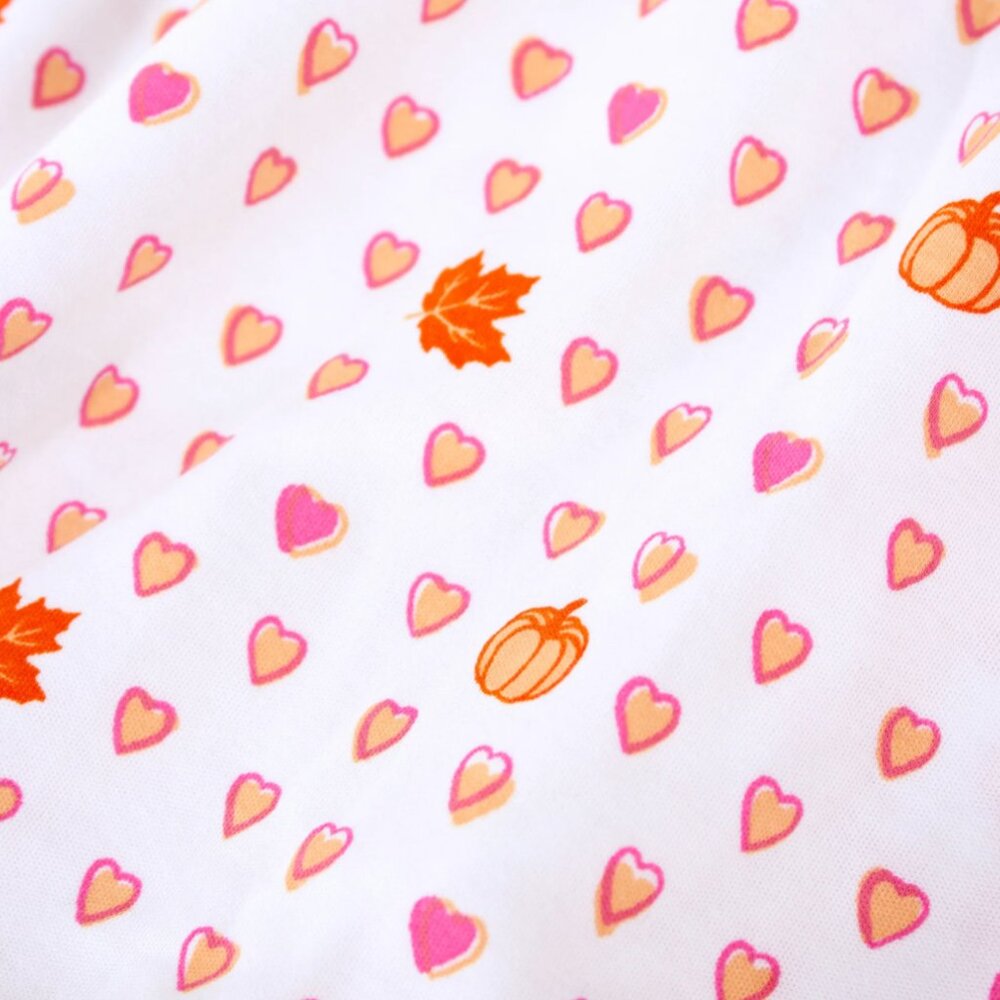Roller Rabbit Autumn Hearts Polo Pajamas Short Sleeve - Picture 6 of 7